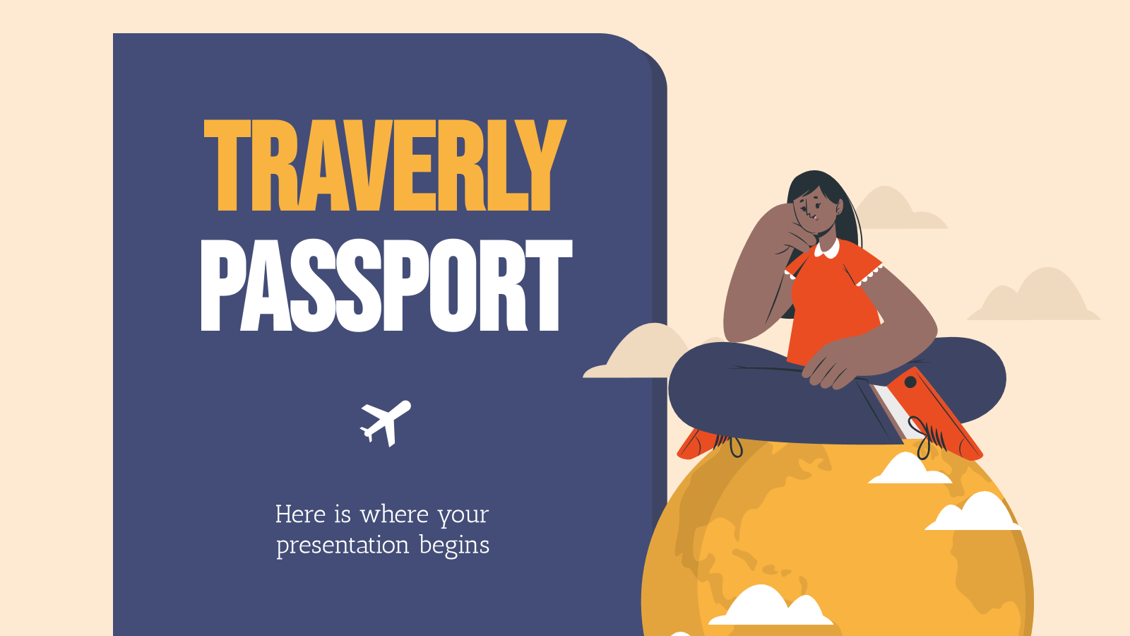 Traverly Passport 和PowerPoint模板